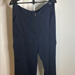 Michael Kors Navy Linge Avant Trousers